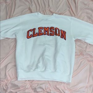 Clemson crew neck sweatshirt